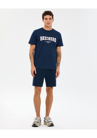 Skechers M Regular T-shirt Erkek Lacivert Tshirt S2610122-0505