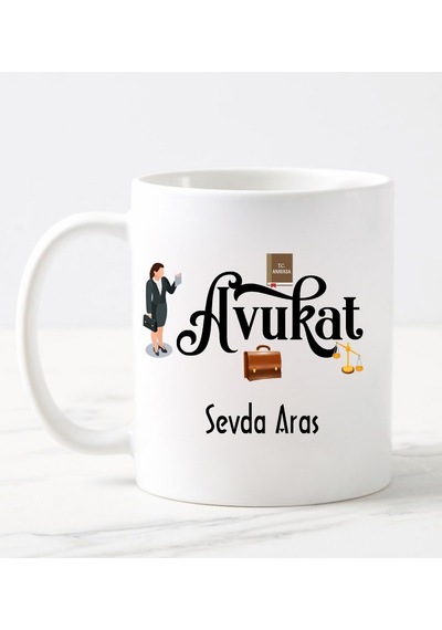 Nilhediye Bayan Avukat Kupa Bardak - 486943984