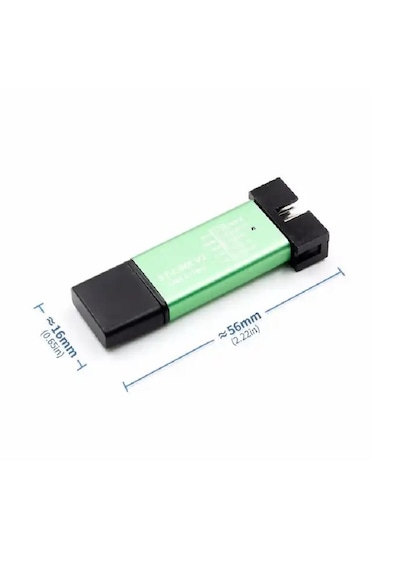 St-link V2 Mini St Programlayıcı Metal Kasa