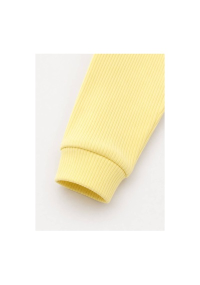 H&c Coolboy H&c Bebek Patiksiz Alt Pantolon %100 Pamuk Esnek Fitilli Ribana 0-36 Ay Sarı