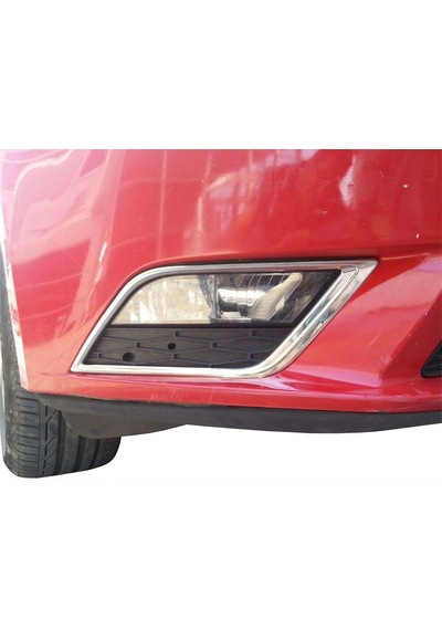 Seat Leon 3 5F Sis Farı Çerçecesi 2 Prç Krom 2013-2015
