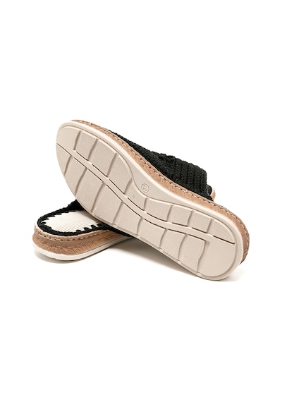 Terlik Kadın Bbs Jmy John May Knitwear Slippers Black Siyah