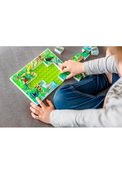 Hubelino 35 Parça Puzzle Tropikal Yağmur Ormanında Vahşi Yaşam 410177