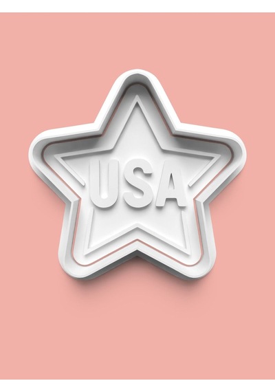Amerika U.s.a Kurabiye Kalıbı Ve Şeker Hamuru Kalıbı
