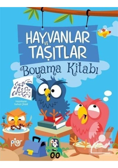Hayvanlar Ve Taşıtlar Boyama Kitabı / Ferhat Çınar