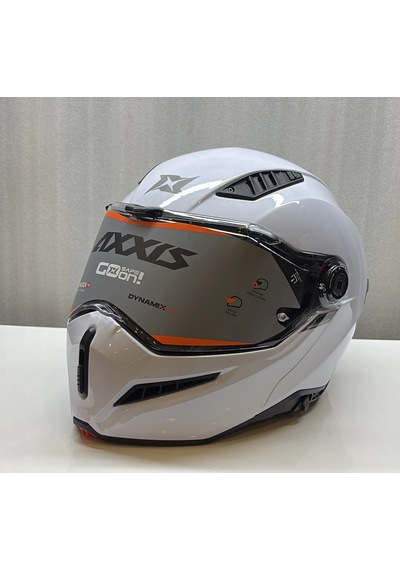 Axxıs Kask Fu409sv Ghostfıghter Sv Solıd A0 Parlak Beyaz