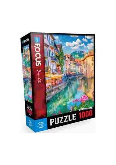 Annecy Puzzle 1000 Parça Mavi Lale