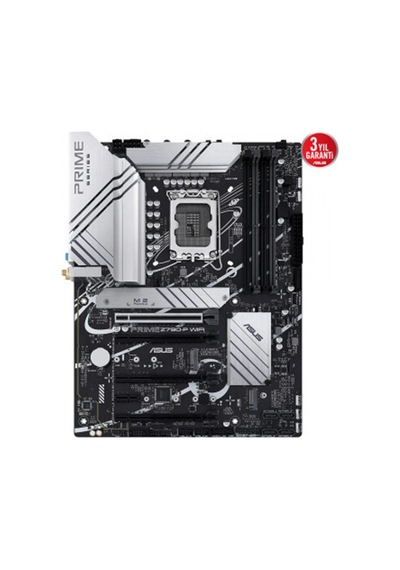 Asus Prıme Z790-p Wıfı Intel Z790 Lga1700 Ddr5 7200 Dp Hdmı 3x M2 Usb3.2 Ax Wifi Bt Aura Rgb