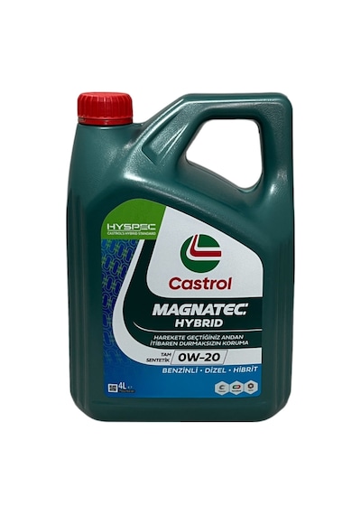 Castrol Magnatec 0W-20 Tam Sentetik Motor Yağı 4 L