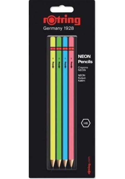 Rotring Neon Kurşun Kalem 4'Lü Blister 2094213