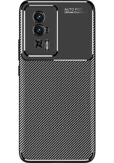 Apsuwa Xiaomi Poco F5 Pro Kılıf Negro Karbon Fiber Silikon Apsuwa Xiaomi Poco F5 Pro Kılıf Negro Karbon Fiber Silikon