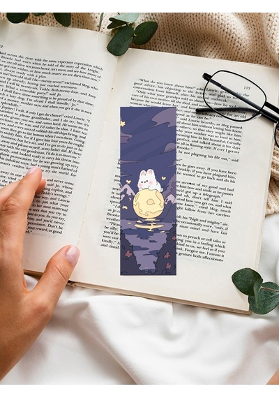 Astronot Gezegen Karışık Tasarım 10 Adet Kitap Ayraç Seti Pytkayr
