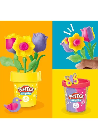 G2476 Play-doh Minik Saksı Oyun Seti +3 Yaş Çok  Renkli
