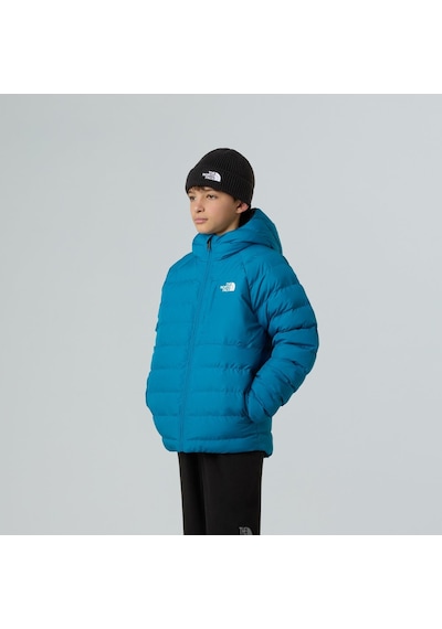 The North Face Perrıto İki Taraflı Kapşonlu Erkek Çocuk Ceketi Nf0a88twbom1 Mavi