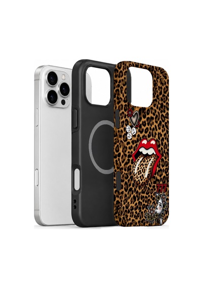 Velvoria Valestra Lucky Leopar Apple Apple iPhone Uyumlu 16 Pro Max Magsafe Koruma Kılıfı Valestra Magline - Lucky Leopar