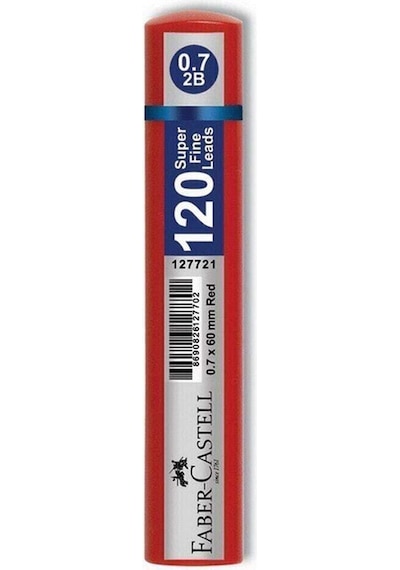 Kırmızı Tüp Grip Min 0,7 2b 60 Mm 120'li