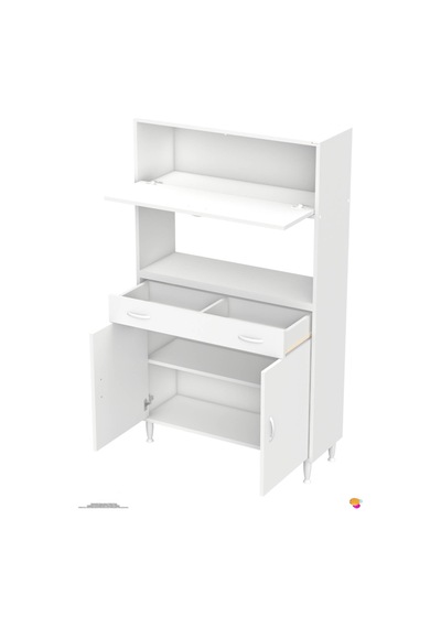 Vio 100 Cm 1 Fırın Veya Mikrodalga Dolabı Çekmeceli Kapaklı Çok Amaçlı Mutfak Dolabı Beyaz Vio 100 Cm 1 Fırın Veya Mikrodalga Dolabı Çekmeceli Kapaklı Çok Amaçlı Mutfak Dolabı Beyaz