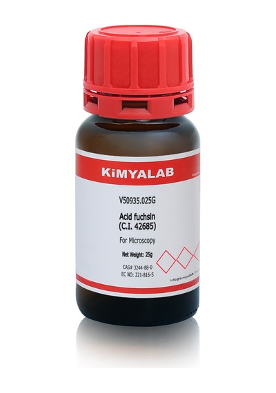 Kimyalab Asit Fuksin Acid Fuchsin For Microscopy 25 G