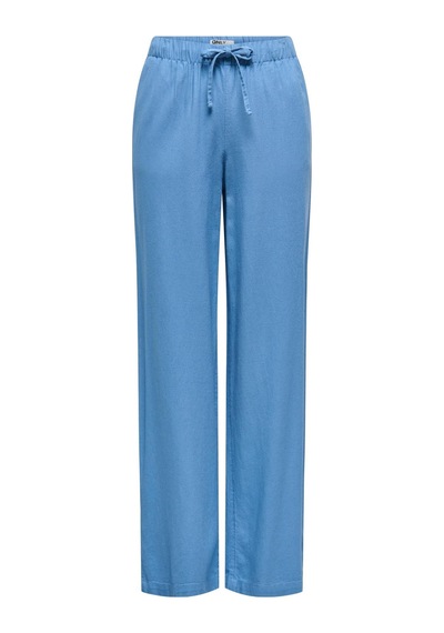 Only Onlgoa Mw Lınen Bl Pull-up Pant Cc Pnt Mavi