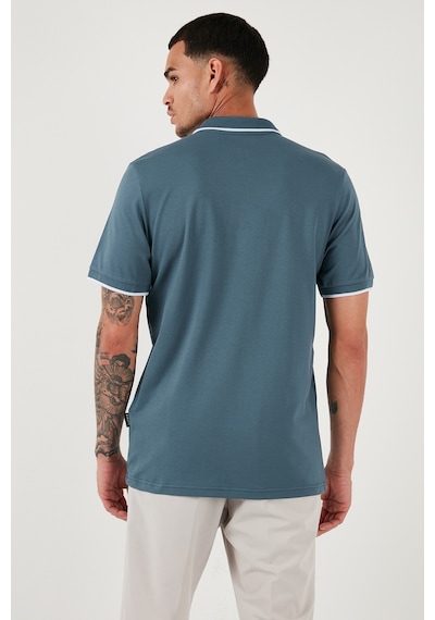 Buratti Pamuklu Regular Fit Erkek Polo Yaka T Shirt 5902063 Petrol