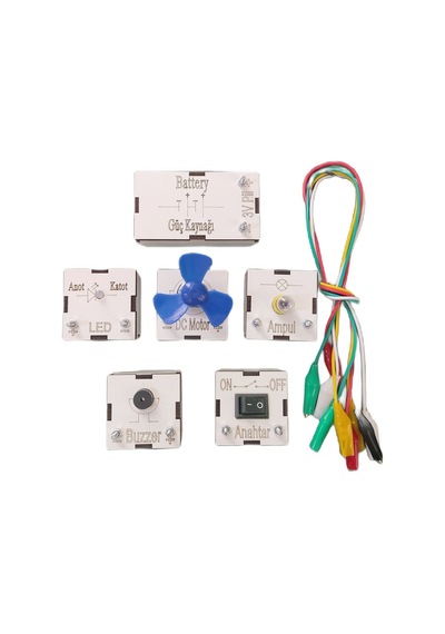 Kutu Devreler Başlangıç Seti Elektrik Elektronik - Stem Eğitici Oyun Seti