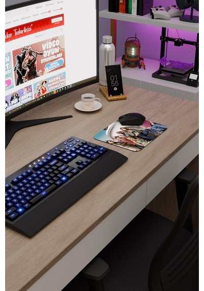Dexter V5 22x18 Gaming Kauçuk Kaymaz Taban Mouse Pad Fare Altlığı