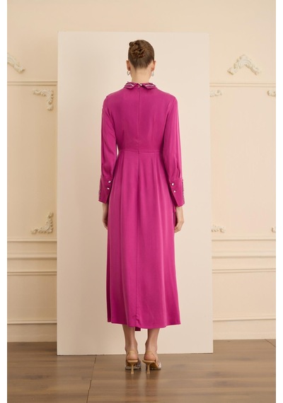 Senna Lumıere Dress Fuşya Fuşya