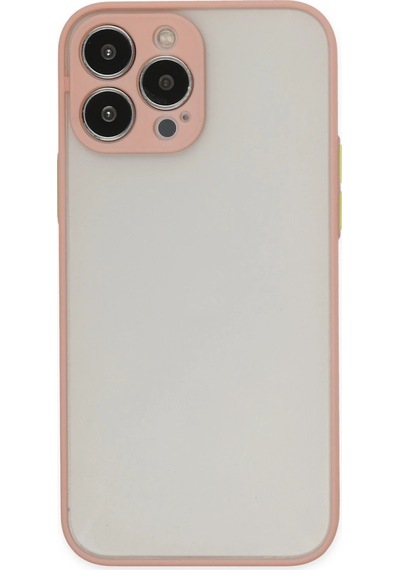 Flzdgnkr Newface Apple, Uyumlu iPhone 15 Pro Kılıf Montreal Silikon Kapak - Pembe