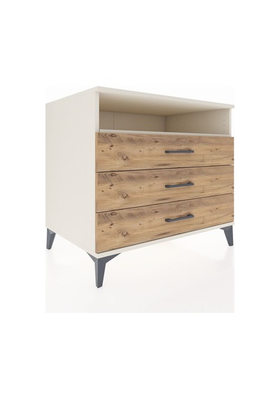 Kronos Şifonyer Tek Raflı 3 Çekmeceli 88x59x80 Aytaşı-çam Aytaşı