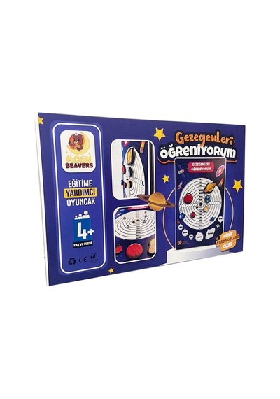 Moon Beavers Güneş Sistemimiz Ahşap Eğitici Oyun