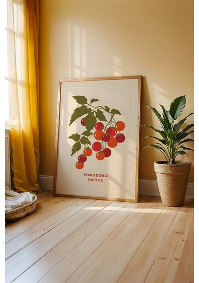 Modern Mutfak Estetiği Ahşap Çerçeveli Poster Tablo 53 Ahşap 01