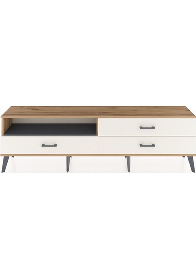 Arges Tv Ünitesi Tek Raflı 3 Çekmeceli 176x30x51 Çam-antrasit/aytaşı Antrasıt/aytası Arges Tv Ünitesi Tek Raflı 3 Çekmeceli 176x30x51 Çam-antrasit/aytaşı Antrasıt/aytası