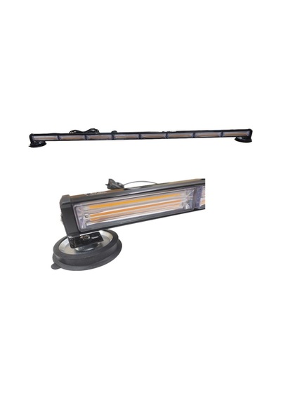 118 Cm Çakar Lamba 8 Cob Led 17 Fonksyionlu 48w Amber 12-30v / Lapa198