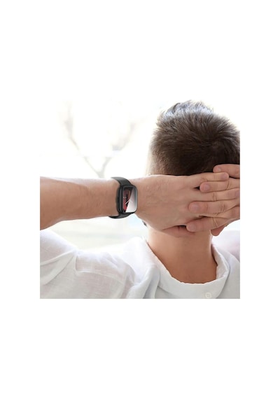 Amazfit Active Önü Kapalı Silikon Kılıf - Al3173 Pembe