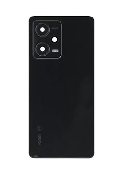 Xiaomi Redmi Note 12 Pro 5g Siyah Kamera Camlı Arka Cam Batarya Pil Kapağı Telefon Arka Kapak 16261696