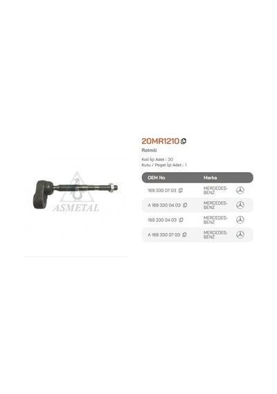 Asmetal 20mr1210 Rot Mili Direksiyon 1693300803s1