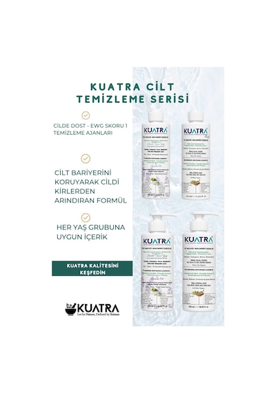 Kuatra Nemlendirici Besleyici Temizlik Jeli 200 ML