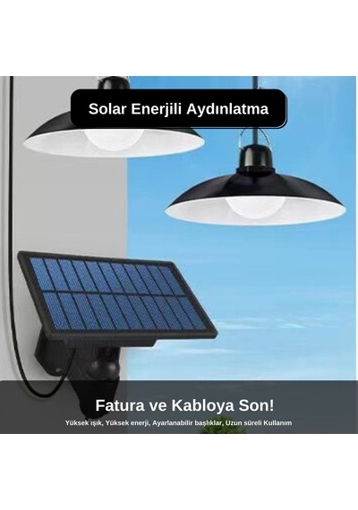 Hangast Solar 2 Ledli Su Geçirmez Sarkıt Bahçe Aydınlatması
