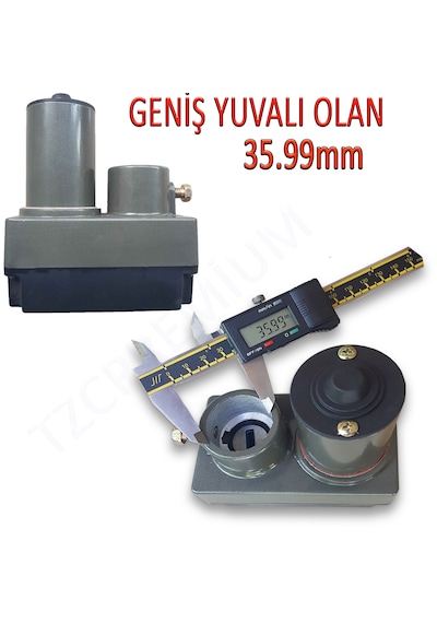 Çanak Motoru Te 018 - Asansör Kabin Kapı Motoru ENKODERSİZ ÇAPI 35.99mm