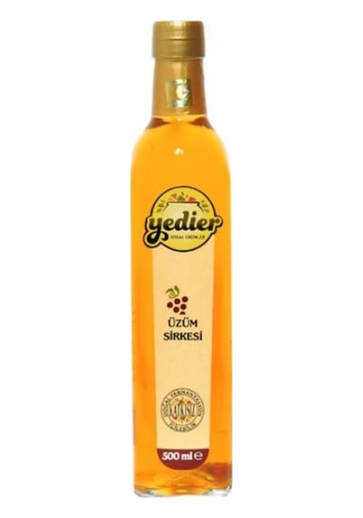 Yedier Üzüm Sirkesi Cam 500 ML