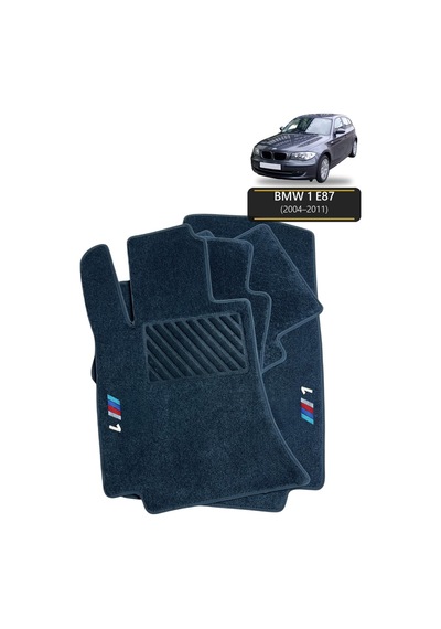 Oto Halı Paspas Seti Bmw 1 E87 2004 2011 Uyumlu Sport Kaymaz & Şık Tasarım - Harfli