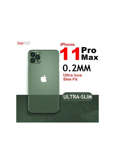 Apple Uyumlu  iPhone 11 Pro Max Ultra Ince Mat Slim Fit Kaliteli Kilif 418345127