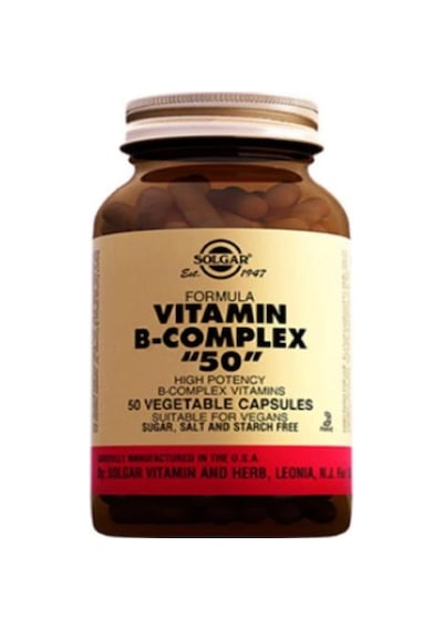Solgar Vitamin B Complex 50 Mg 100 Kapsül
