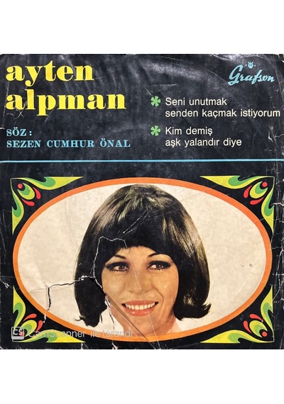 Ayten Alpman Seni Unutmak Senden Kaçmak İstiyorum 45lik Plak