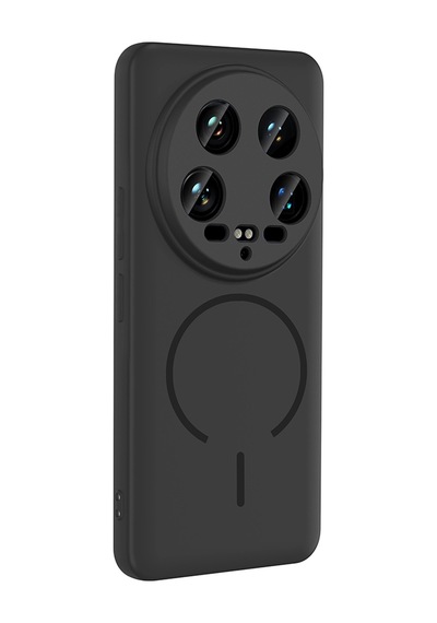 Xiaomi Mi 14 Ultra Kılıf Magsafe Destekli Kamera Korumalı Yumuşak Silikon Vardar Turuncu