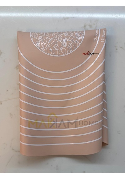 Silikon Pişirme Pasta Mat Seti, Ölçülerle Hamur Açma Seti Silikon Yapışmaz Mat, Pasta, Kabuk, Kurabiye, Ekmek, Ha