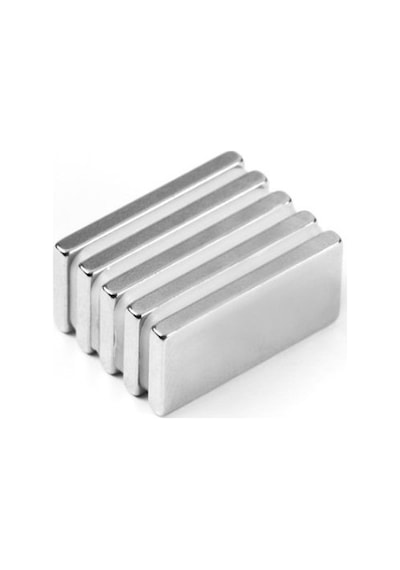 2 Adet 20x10x2 Köşeli Neodyum Mıknatıs Magnet