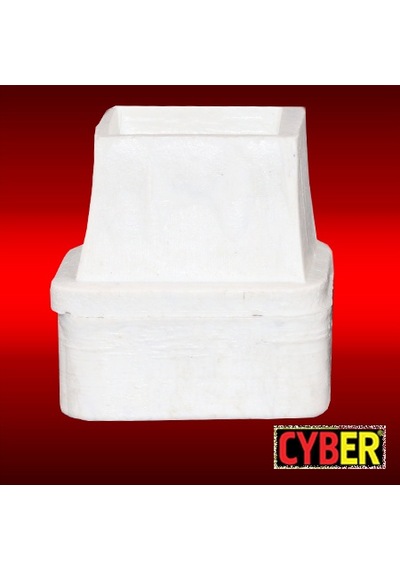 20X20 Plastik Iç Tapa Kalın Tabanlı - Beyaz