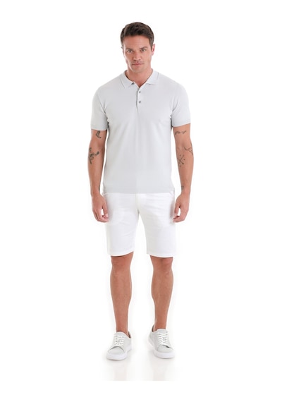 Hatemoğlu Gri Regular Fit Düz Polo Yaka Tişört 35362023c001 007 Gri