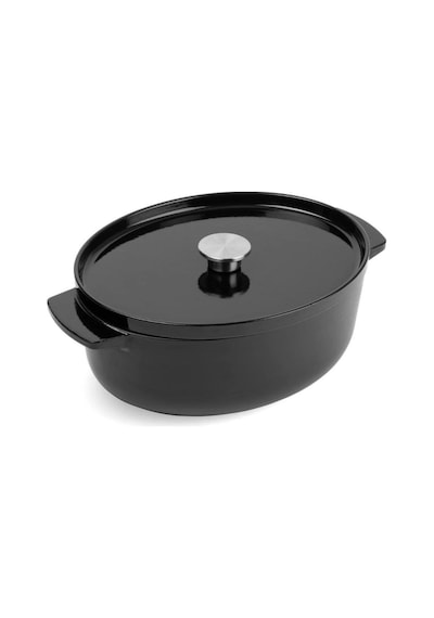 Kitchenaid Cc006064 Oval Döküm Demir Tencere 30 Cm / 5,6 L Onyx S